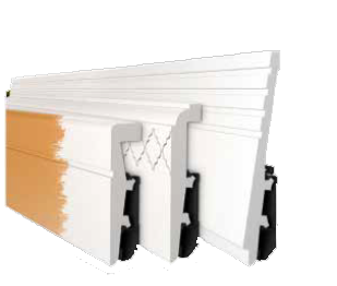 VEGA Белый плинтус полиуретановый под покраску от ООО "А Стиль" Новосибирск