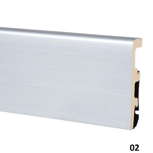 Плинтус INTEGRA 02 Алюминий, Арбитон от ООО "А Стиль" Новосибирск