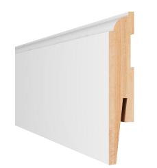 МР 0901 Высокий фигурный белый плинтус Paint it под покраску  2420*90*15 мм, Arbiton