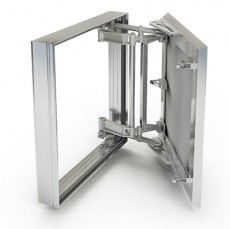 Хаммер Слава - люк невидимка под кафель с нажимным механизмом и усиленной петлей 