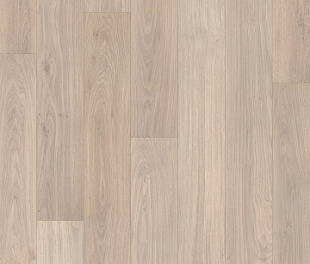 Доска Дубовая Светло-Серая Лакированная UM1304 Ламинат Quick-Step Eligna