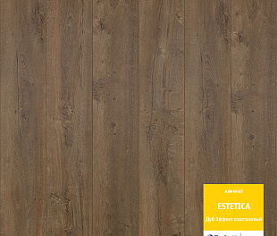 Таркетт Эстетика 933 Дуб эффект каштановый
